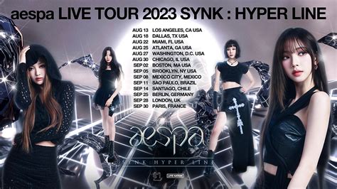 aespa tour dates 2023